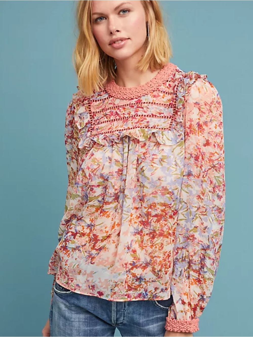Free- Ranna Grill floral blouse